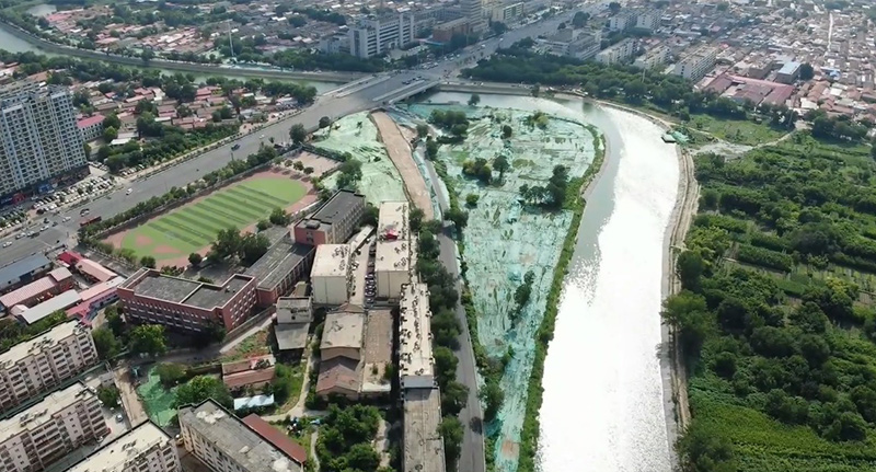 Demolition along the Grand Canal